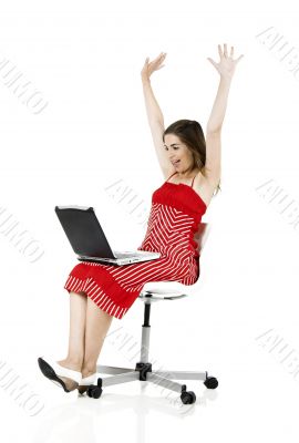 Laptop woman Laptop woman