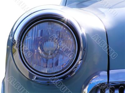 Automotive head lamp isolated