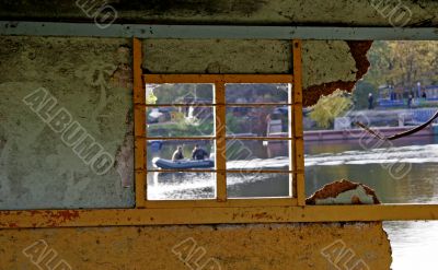 damaged shed