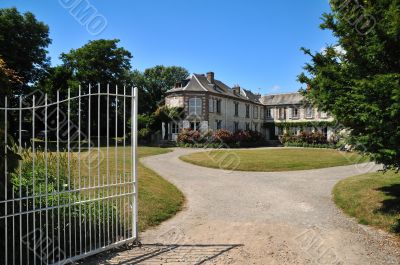 entrance to the villa