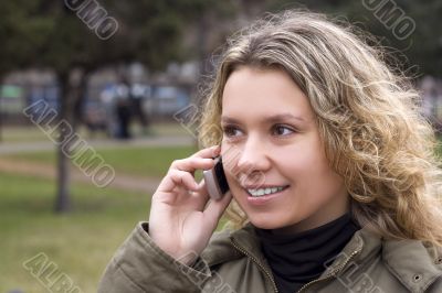 Woman on the phone