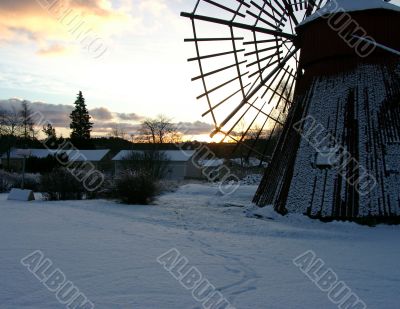 Wooden Windmill