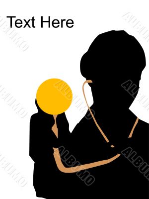 doctor showing stethoscope