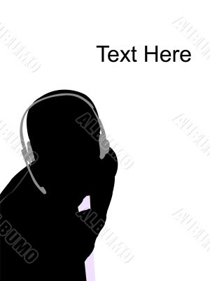 young adult male shushing