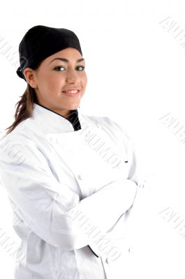posing smiling chef