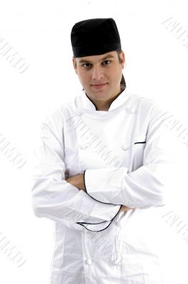 portrait of chef posing in uniform