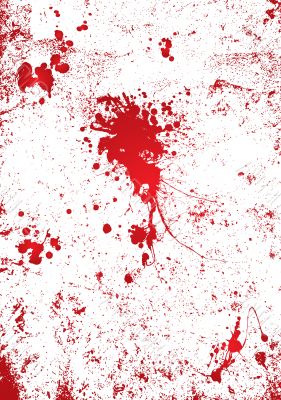 blood splatter wall