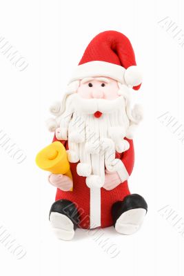 Sitting santa claus