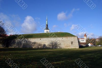 Tower and castle in Tallinn Tower and castle in Tallinn