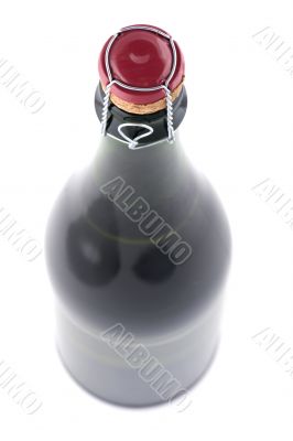 sparkling wine bottle macro