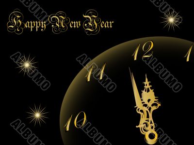 New year clock