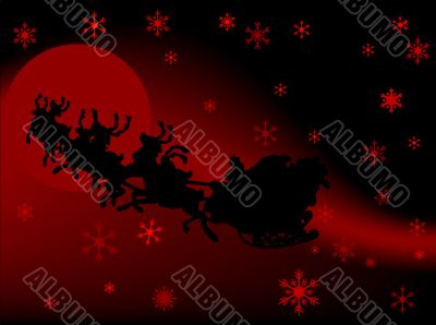 Background with Santa Background with Santa