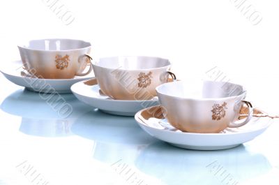 Cups and saucers