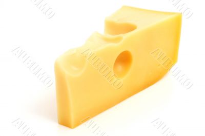 fresh and tasty slice of cheese