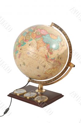 classic old-fashion ornate globe
