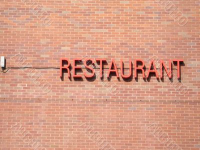 restaurant sign