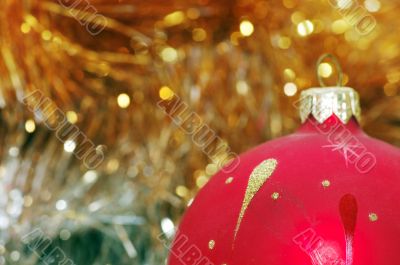 Golden holiday background