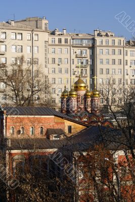 Apartment and orthodox church