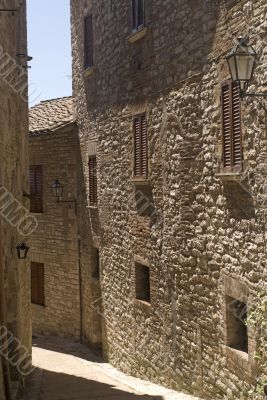 Corciano - Typical street of the medieval village