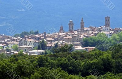 Castel del Piano (Tuscany) - Panoramic view