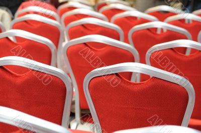 Red chairs