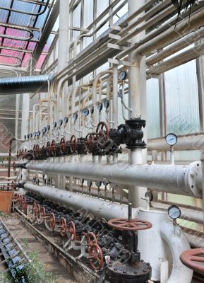 Unit of management and distribution of pipes Unit of management and distribution of pipes