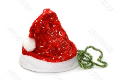 Santa`s red hat