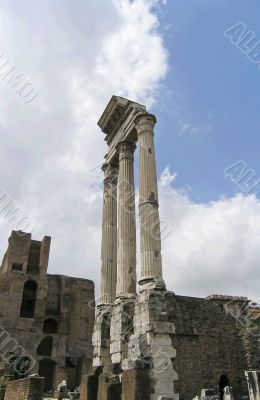 Ancient ruins in Rome, Italy