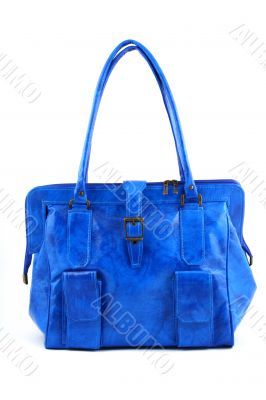 Blue handbag