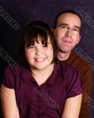 Father Daughter Portrait