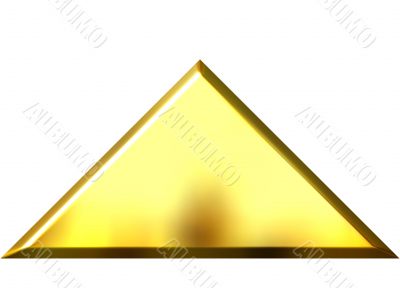 3D Golden Pyramid