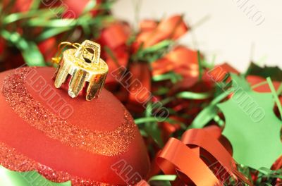 Colorful Christmas decorations
