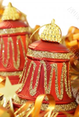 Colorful Christmas bells
