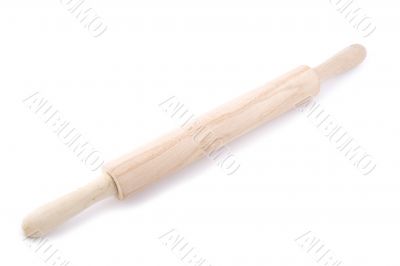 Rolling pin on white