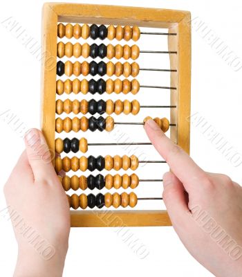 Antique abacus