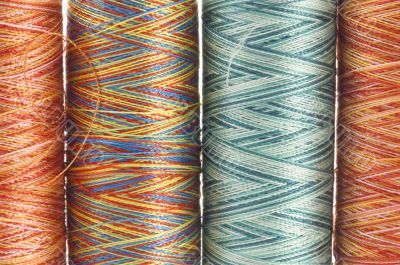 sewing rolls close up