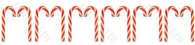Row Of Candy Canes