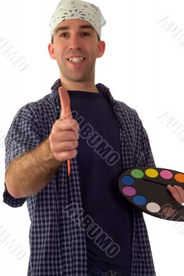 Smiling Painter