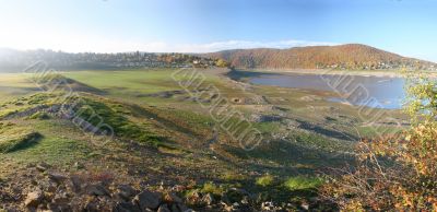 Reservoir lake Edersee