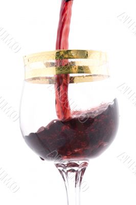wineglass with wine