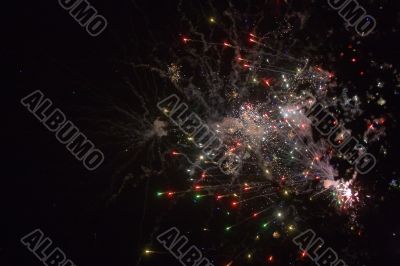 Celebratory fireworks