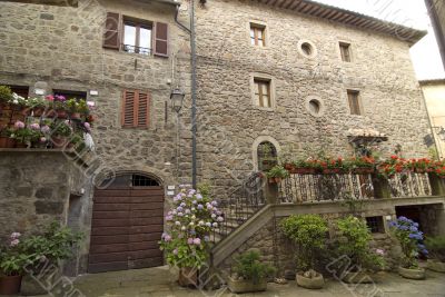 Piancastagnaio (Siena) - Old houses