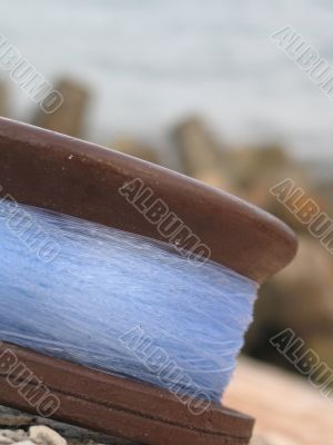 fishing line close-up fishing line close-up