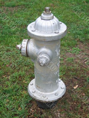 silver fire hydrant silver fire hydrant