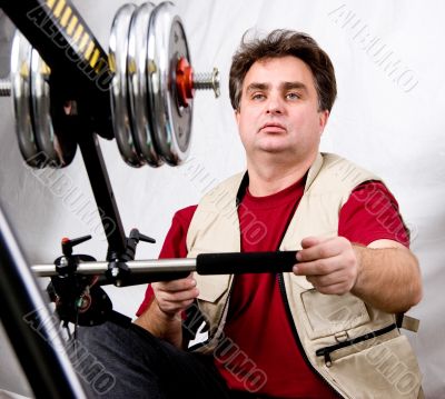 operator work with tv-crane operator work with tv-crane