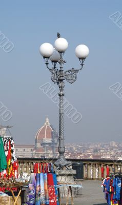 Lamp and Duomo Roof