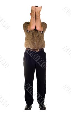Man Covering His Face Man Covering His Face
