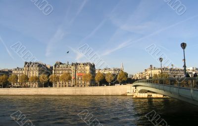 Seine quay in Paris