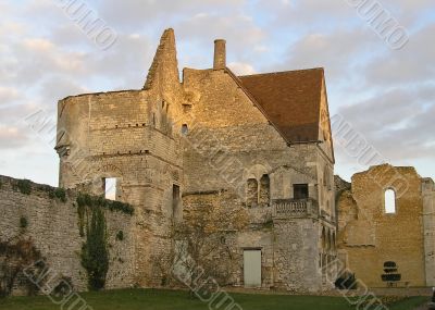 Senlis abbey view Senlis abbey view
