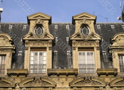 Classical Paris windows style Classical Paris windows style